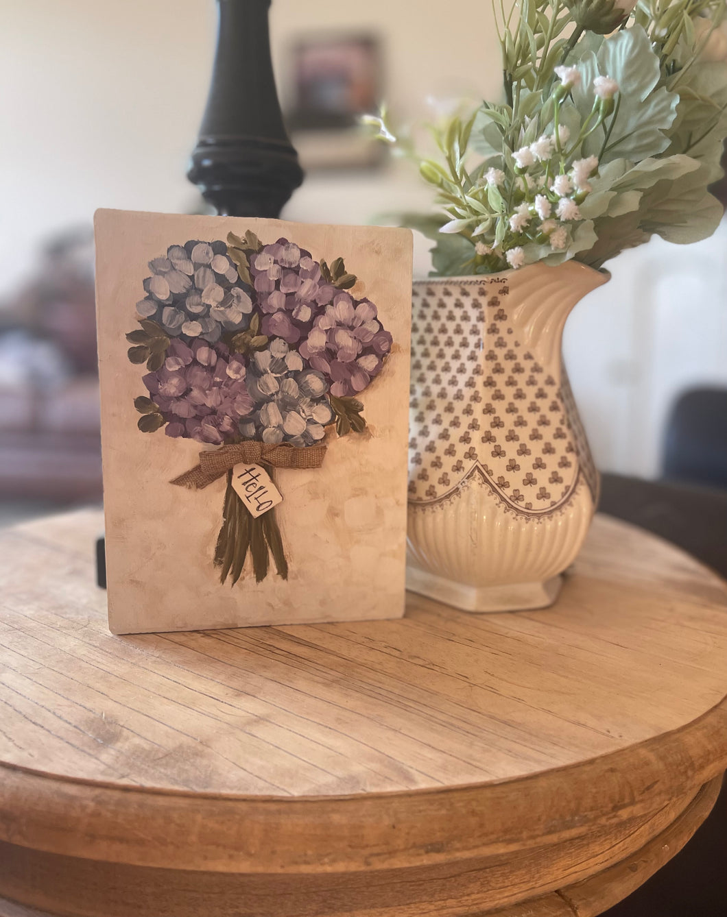 Hydrangea Stem Painting| Candleberry Boutique| April 13th