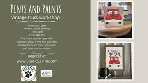 Vintage Truck Painting | Lupine | Nov.26th