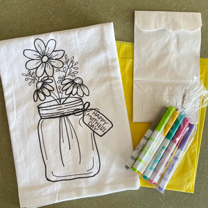 Mother’s Day DIY tea towel kit