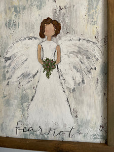 Fear not angel painting